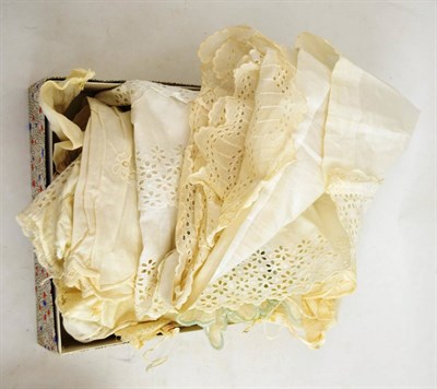 Lot 41 - Two late 19th century Christening gowns and two nightdresses