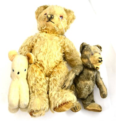 Lot 50 - Zotty style split mouth German bear, another bear and a soft toy