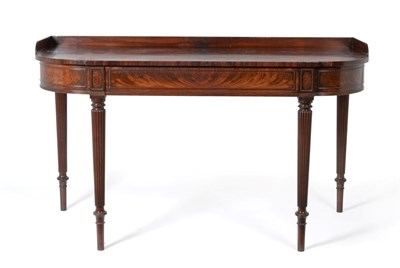 Lot 932 - An Early 19th Century Mahogany Serving Table, in the manner of Gillows, of D shaped form with later