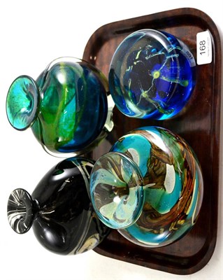 Lot 168 - Four items of Mdina glassware