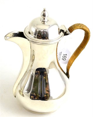 Lot 169 - A silver hot water jug (worn marks)