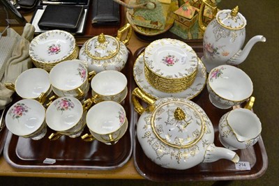 Lot 214 - Royal Crown Derby Vine pattern service (on two trays)