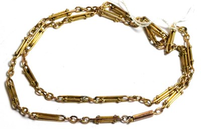 Lot 268 - A trombone link necklace (a.f.)