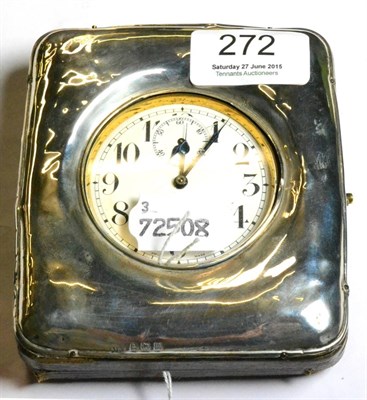 Lot 272 - Silver cased Goliath pocket watch