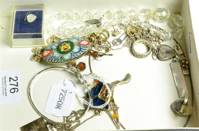 Lot 276 - Silver jewellery etc