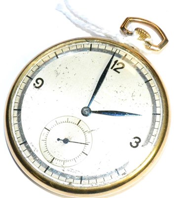 Lot 278 - An Art Deco 9ct gold pocket watch