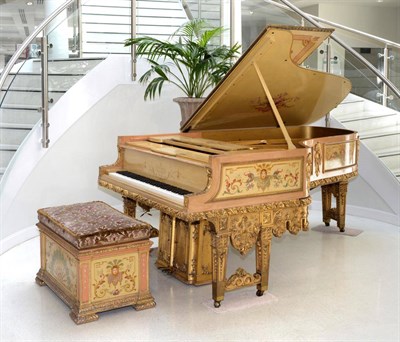 Lot 956 - A Rare Louis XIV Style Steinway Model B Duo-Art, 7'6 " Concert Grand Piano, serial no.244255, circa