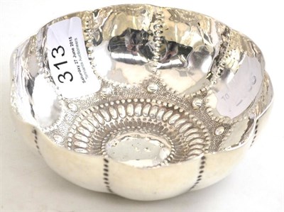 Lot 313 - A late 18th/early 19th century silver dish, possibly converted from a brandy bowl, 11.5 cm...