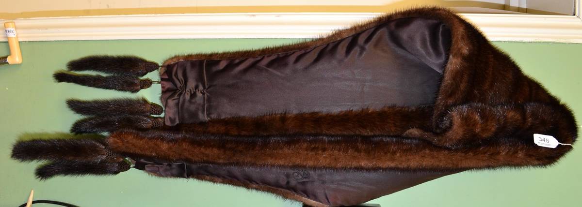 Mink on sale fur shawl