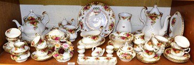 Lot 350 - Large quantity of Royal Albert Country Rose teawares