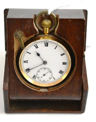 Lot 487 - An 18ct gold pocket watch