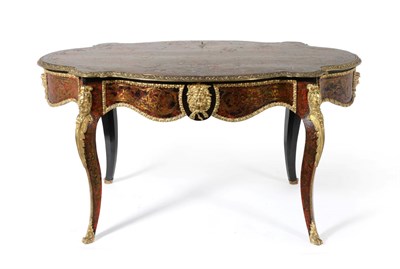 Lot 992 - A Napoleon III Ormolu Mounted, Cut Brass, Tortoiseshell and Ebonised Boulle Centre Table,...