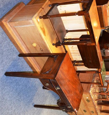 Lot 1015 - Mahogany dressing table, nest of three tables, small Sutherland table and three occasional...