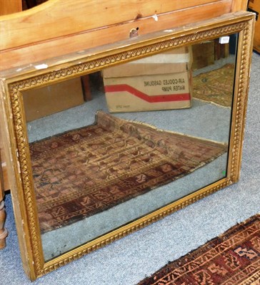 Lot 1031 - Regency carved giltwood rectangular mirror (incomplete)