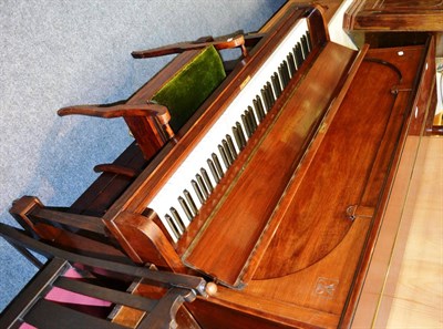 Lot 1037 - Collard & Collard upright piano and stool