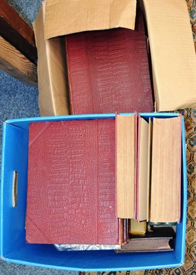 Lot 1116 - Two boxes of books on dogs, natural history, etc