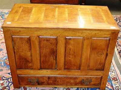 Lot 1248 - Burr oak mule chest