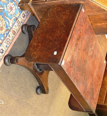 Lot 1298 - A 19th century mahogany sofa table