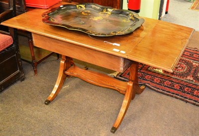 Lot 1346 - George III style mahogany sofa table