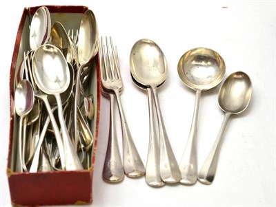 Lot 71 - A quantity of silver flatware