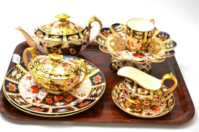 Lot 151 - A Davenport Imari tea service etc (8)