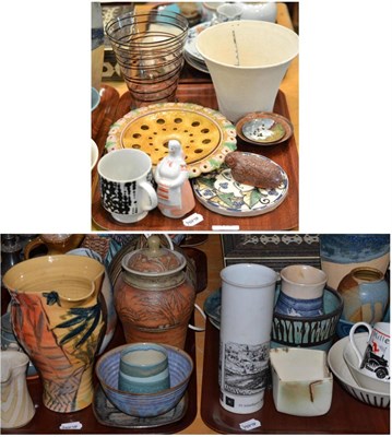 Lot 179 - Large quantity of contemporary ceramics (on three trays)