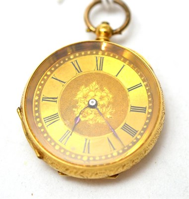 Lot 199 - A J.R. Gaunt & Son 18ct gold gentleman's pocket watch, in fitted case