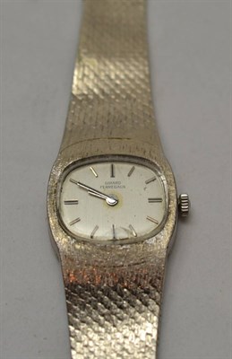 Lot 220 - A white metal wristwatch signed Gerrard Perrigaux