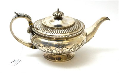 Lot 255 - A silver teapot, London, 1830