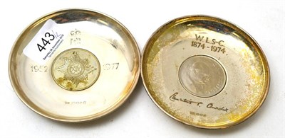 Lot 443 - Silver Jubilee commemorative dishes for Winston Churchill and the Silver Jubilee