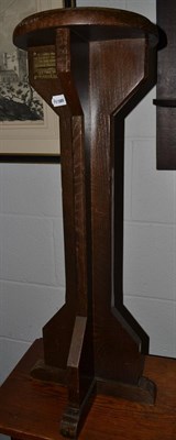 Lot 1070 - Oak plant stand