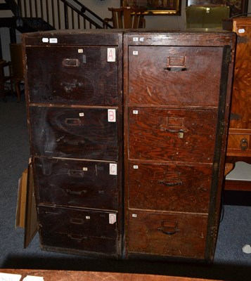 Lot 1087 - Two filing cabinets