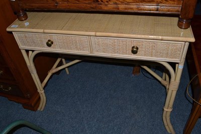 Lot 1096 - Cane side table