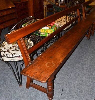 Lot 1103 - A pine bench/pew