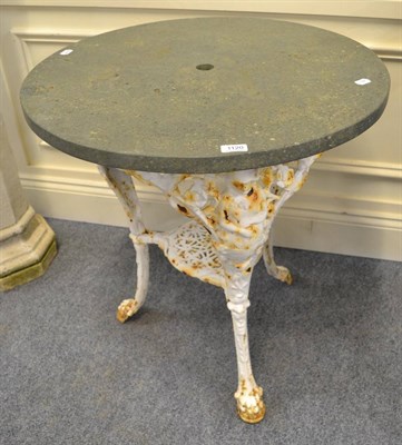 Lot 1120 - White painted bar table