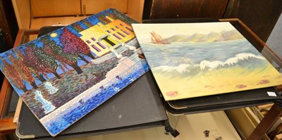 Lot 1215 - Three folders of prints and paintings