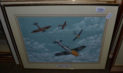 Lot 1264 - Charles Schofield, four gouache studies of aircraft