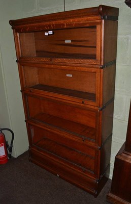 Lot 1303 - A four section Globe Wernicke bookcase