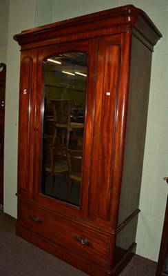 Lot 1309 - A Victorian mahogany wardrobe