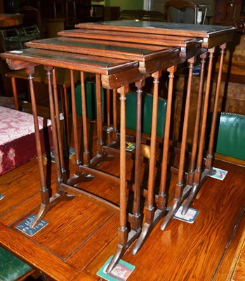 Lot 1342 - A nest of four tables