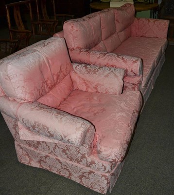 Lot 1353 - Wesley Barrell settee and matching chair