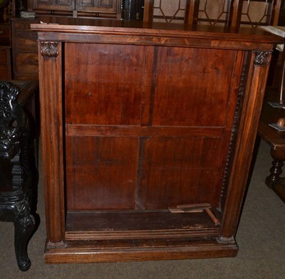 Lot 1376 - 19th century mahogany open bookcase