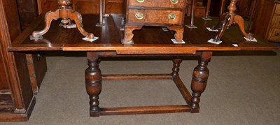 Lot 1378 - Oak draw leaf table