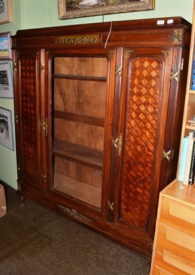 Lot 1413 - Parquetry glazed cabinet