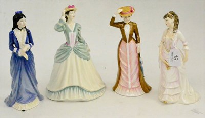 Lot 18 - Four Royal Doulton ladies ";Sophia Baines";, ";Anna of the Five Towns";, ";Countess of Chell";...