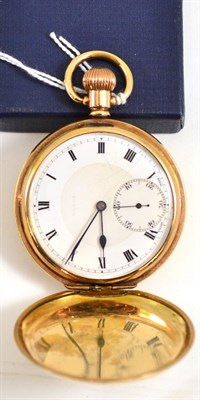Lot 98 - A gold plated pocket watch