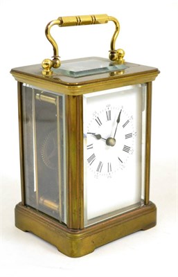 Lot 122 - A carriage timepiece