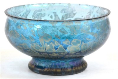 Lot 131 - A studio glass bowl, underside stamped 'Royal Brierley'