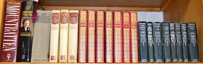 Lot 158 - A small collection of books including the Works of Charlotte Bronte and Sisters (seven volumes)...