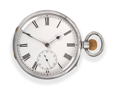 Lot 173 - A Silver Open Faced Pocket Chronometer, retailed by A Kleiser & Co, Reading, circa 1910,...